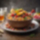 An assortment of nutritious foods ideal for weight gain