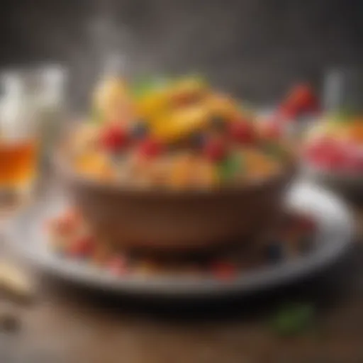 An assortment of nutritious foods ideal for weight gain