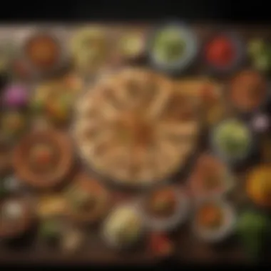 Traditional Mexican Culinary Spread A vibrant spread of traditional Mexican dishes showcasing the diversity of flavors.