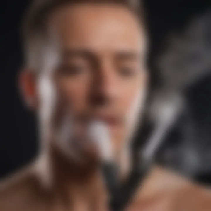 Steam inhalation for clearing sinuses