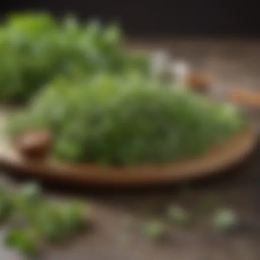Fresh herbs known to combat bad breath
