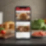 Grubhub Chipotle promo code displayed on a mobile device