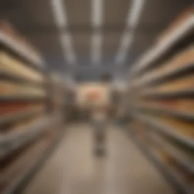 An innovative retail display featuring bone broth in a modern grocery store setting.