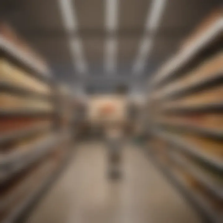 An innovative retail display featuring bone broth in a modern grocery store setting.