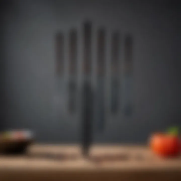 A stylish array of utensils showcasing the Ninja Utensil Set's versatility.