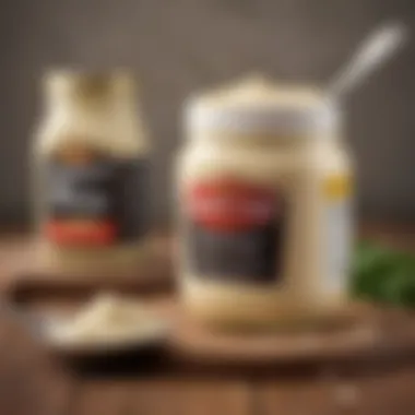 Comparison of traditional and low-fat mayonnaise