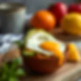 Avocado and egg breakfast bowl