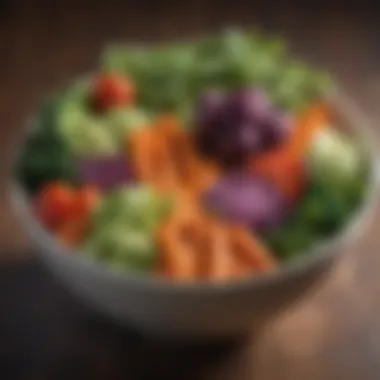 Nutrient-Rich Vegetables Nutrient-rich vegetables displayed in a bowl