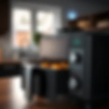 User-Friendly Control Panel of the Oster Air Fryer Toaster Oven User-friendly control panel for easy operation