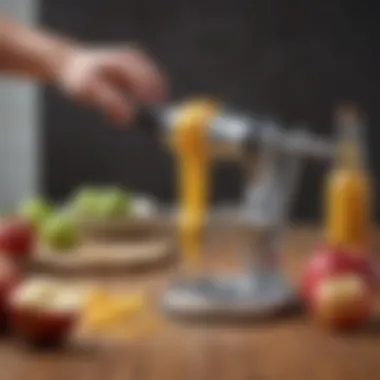 Innovative User-Friendly Features User-friendly features of the apple peeler corer
