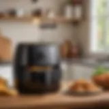 Sleek design of the Pioneer Woman air fryer showcasing its modern aesthetic