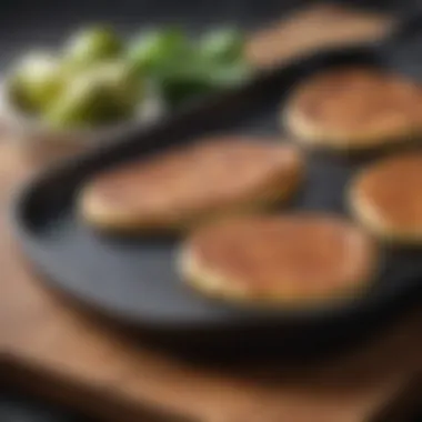 Non-Stick Surface of Presto Griddle Pan Close-up of the Presto Griddle Pan showcasing its non-stick surface