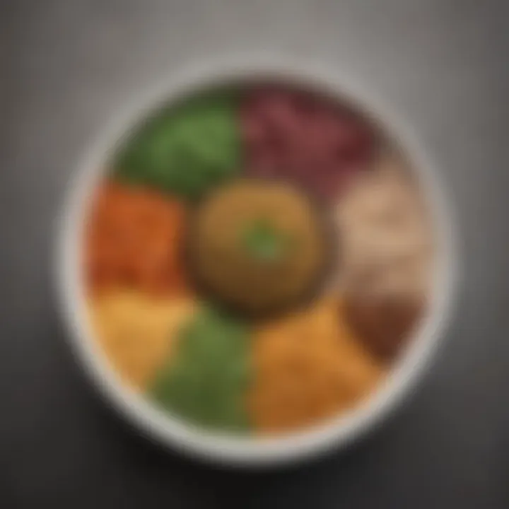 A nutritious protein-packed meal featuring a variety of legumes and seeds.