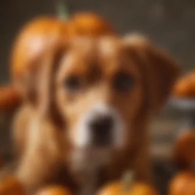 Homemade pumpkin dog treats