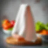 High-performance quick dry dish towel showcasing absorption capabilities