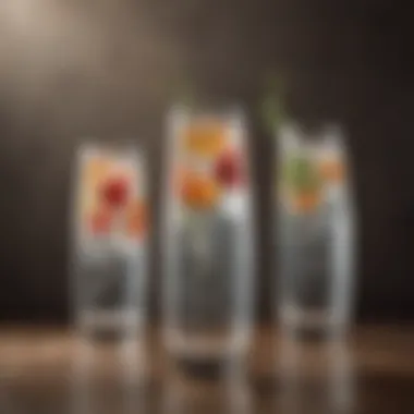Refreshing Sparkling Drink Experience Refreshing beverage served in glass