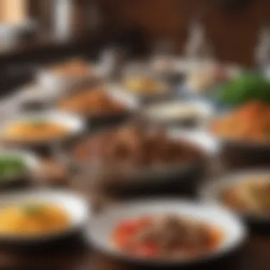 Culinary Diversity at Your Doorstep An array of international dishes showcasing culinary diversity