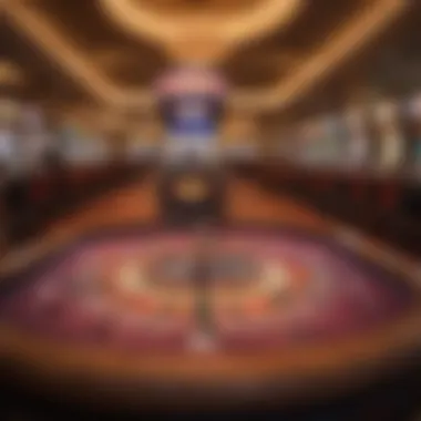 Interior gaming floor of Royal Grand Casino filled with slot machines