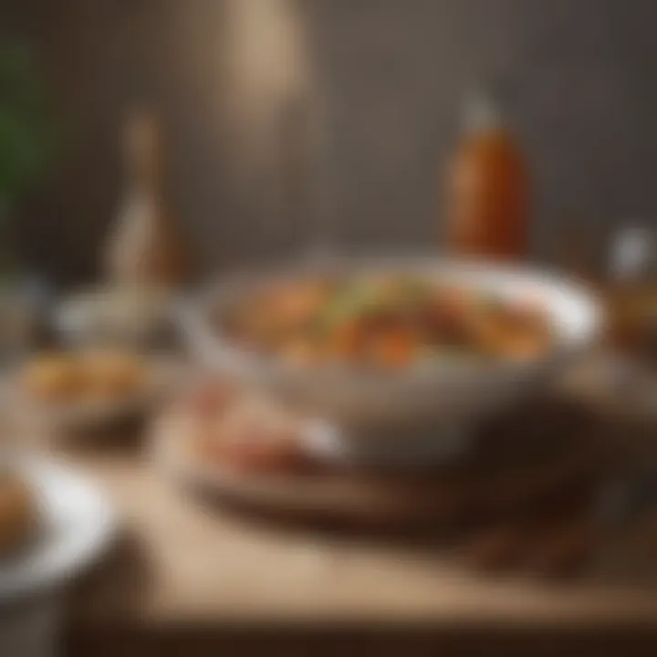Culturally inspired dish representing empathy and support