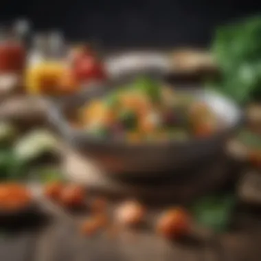 Fresh Ingredients for Modern Irish Cuisine Fresh ingredients for a contemporary Irish recipe