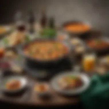 Traditional Irish Dishes for St. Patrick's Day A vibrant spread of traditional Irish dishes on a festive table