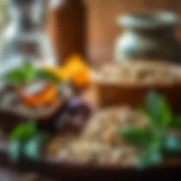 Natural herbs for odor elimination