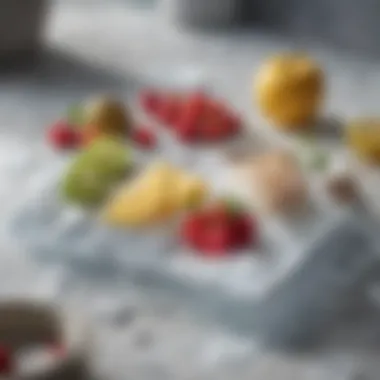 Using Ice Packs to Preserve Freshness Assorted ice packs alongside perishables