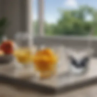Comparison of clean versus cloudy glass in a residential setting
