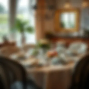 Fresh Dining Experience A beautifully arranged dining area free of cooking smells