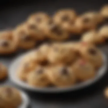 An elegant packaging design featuring stuffed cookies ready for delivery