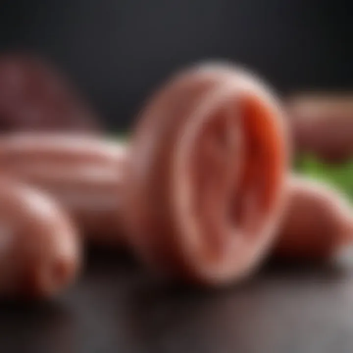 Modern innovations in sausage casing technology presented visually