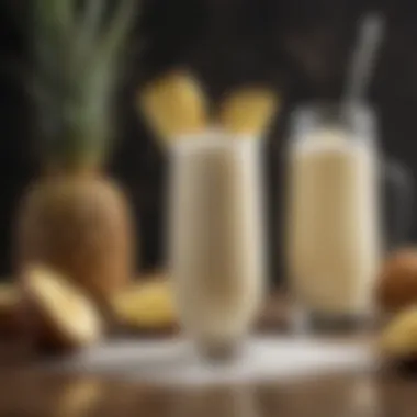 Blender creating a smooth pina colada