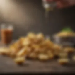 Selection of premium potatoes for fries