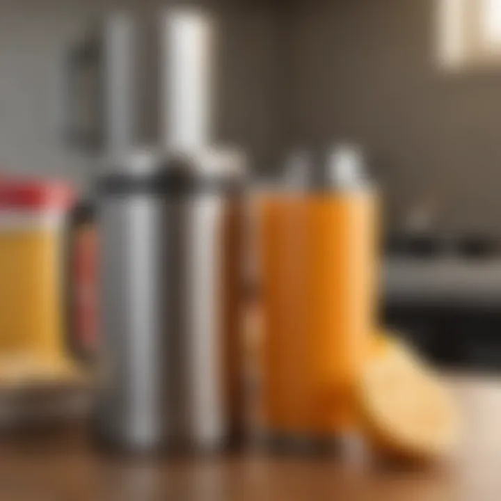 Visual comparison of thermos capacities with different items