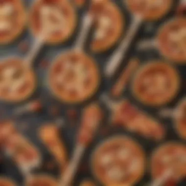 Diverse Designs: Exploring Types of Pizza Spatulas Various types of big pizza spatulas, highlighting their unique materials and features.