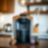 Stylish Keurig Organizer with Coffee Pods Elegant arrangement of a Keurig organizer showcasing various coffee pods.
