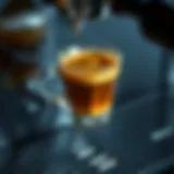 Exquisite espresso shot showcasing rich crema