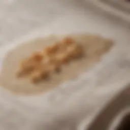 Close-up of Great Jones Holy Sheet showcasing its unique design