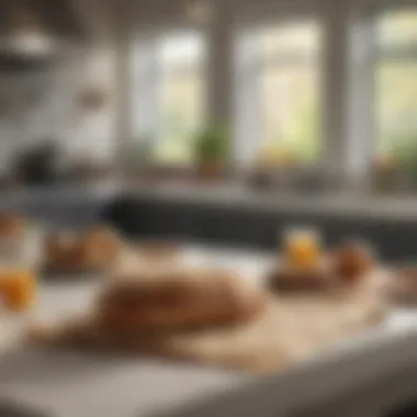 The Great Jones Holy Sheet in Action The Great Jones Holy Sheet in a modern kitchen setting