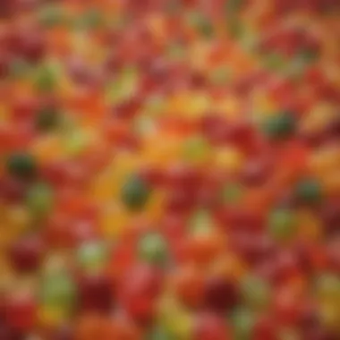 Historical Perspective on Gummy Candy Production Historical collage of gummy candy production