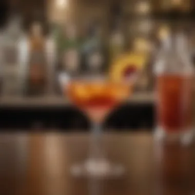 Historical Context of the Manhattan Cocktail Historical imagery reflecting the origins of the Manhattan cocktail.