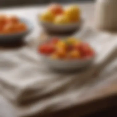 Linen: A Durable Choice Linen dish towel highlighting durability