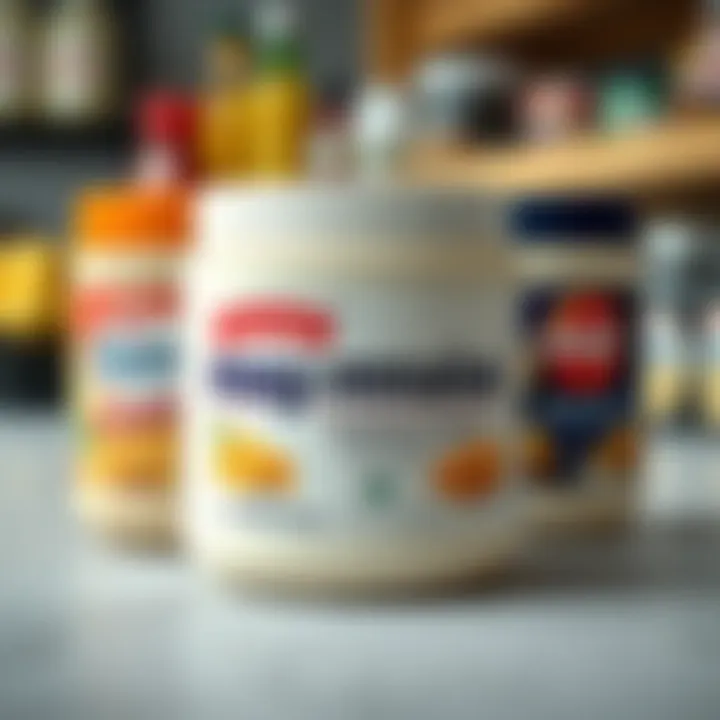 Comparison of sodium levels in different mayonnaise brands