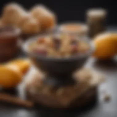 Charoset: A Symbol of Labor and Freedom Close-up of charoset, a traditional Seder component, symbolizing mortar