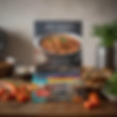 Curated Cookbooks: Your Gateway to Curry Mastery A beautifully arranged curry cookbook collection