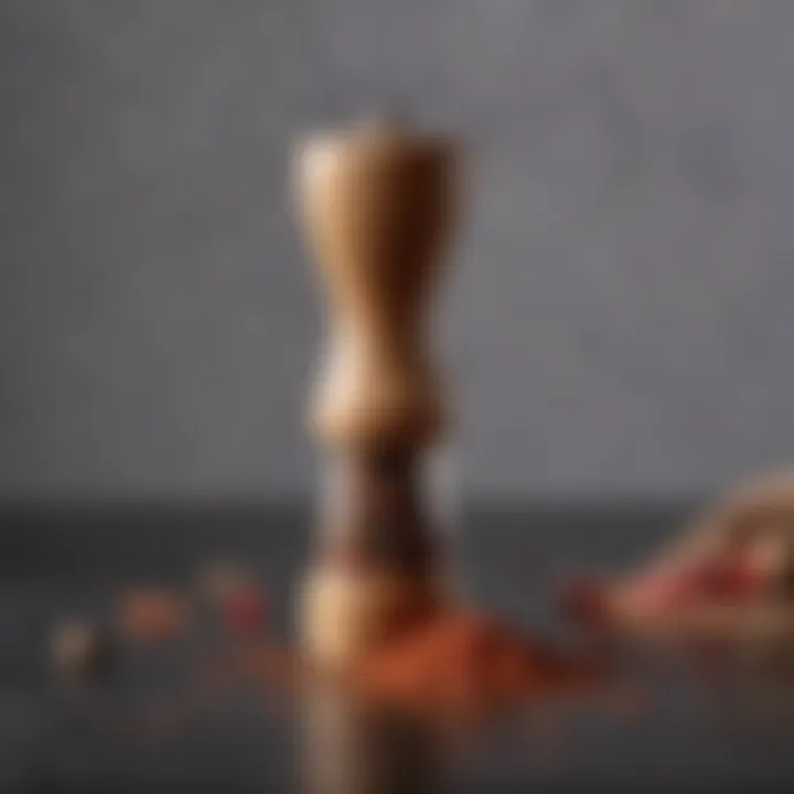 Recyclable materials used for crafting a pepper grinder