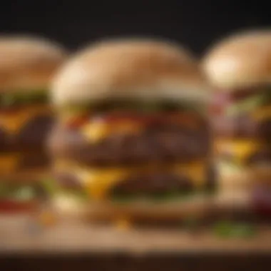 Health Considerations: The Burger Debate A visual debate on health aspects of burgers