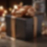 Elegant gift box with a ribbon