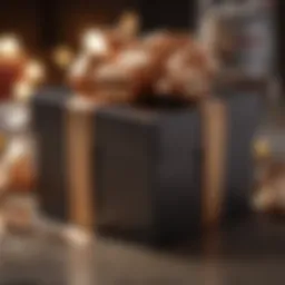 Elegant gift box with a ribbon