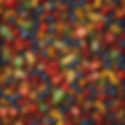 Close-up of vibrant ingredients used in Tony Horton's drink